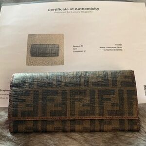 Fendi Wallet!!w COA included